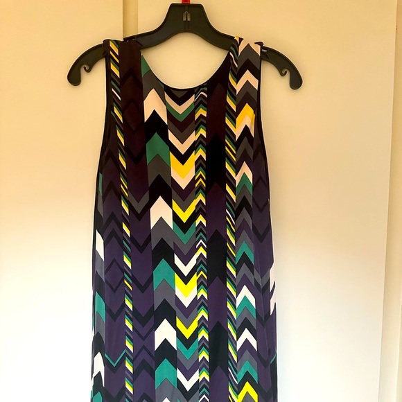 AUTHENTIC M by MISSONI SIZE MEDIUM BEAUTIFUL GEOMETRIC MINI-DRESS/TUNIC - Picture 1 of 7